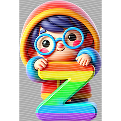 Cartoon letters-CL 563